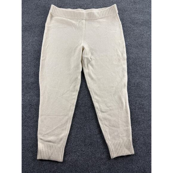 Express Pants Wmns M Oversize Knit Sweater Joggers Lounge Ribbed Cuffs Ankle - Picture 1 of 11